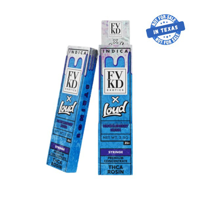 Picture of FVKD x LOUD SYRINGE 3.5G - HUCKLEBERRY KUSH