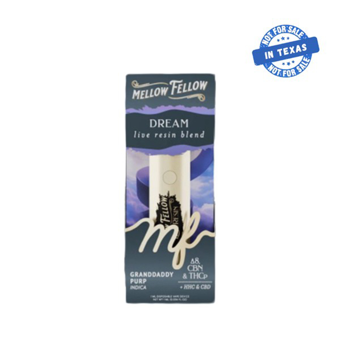 Picture of MELLOW FELLOW DREAM GRANDDADDY PURP INDICA 1ML