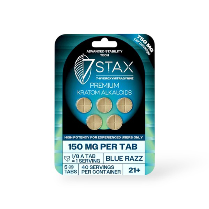 Picture of 7 STAX 7 HYDROXY 150MG 50CT - BLUE RAZZ