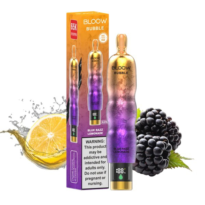 Picture of BLOOW BUBBLE 65K - BLUE RAZZ LEMONADE