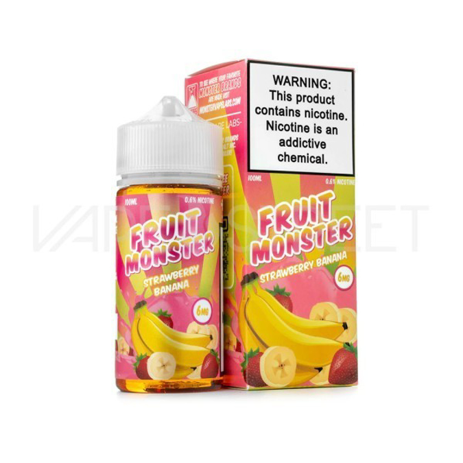 Picture of FRUIT MONSTER 6MG 100ML - STRAWBERRY BANANA