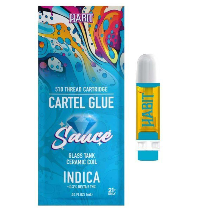 Picture of Habit Sauce Cart 1G 10pk Cartel Glue Indica