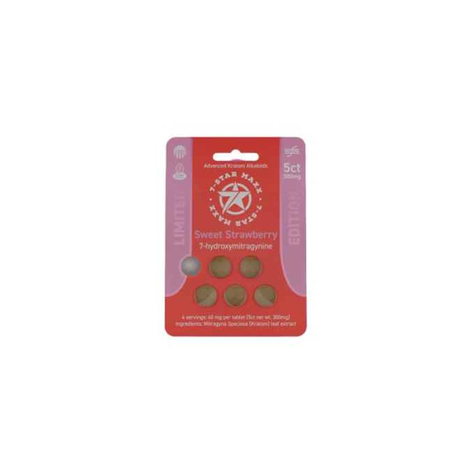 Picture of 7 MAXX 7 HYDROXY 60MG 5CT - SWEET STRAWBERRY