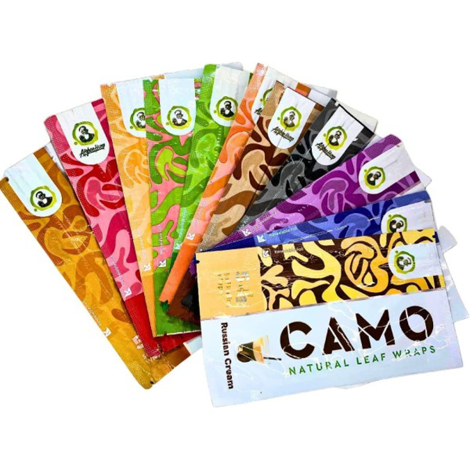 Picture of CAMO NATURAL LEAF WRAPS 25PK - CHERRY YUZU MATCHA