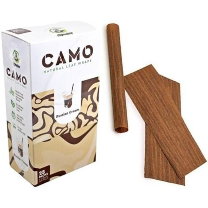 Picture of CAMO NATURAL LEAF WRAPS 25PK - RUSSIAN CREAM MATCHA