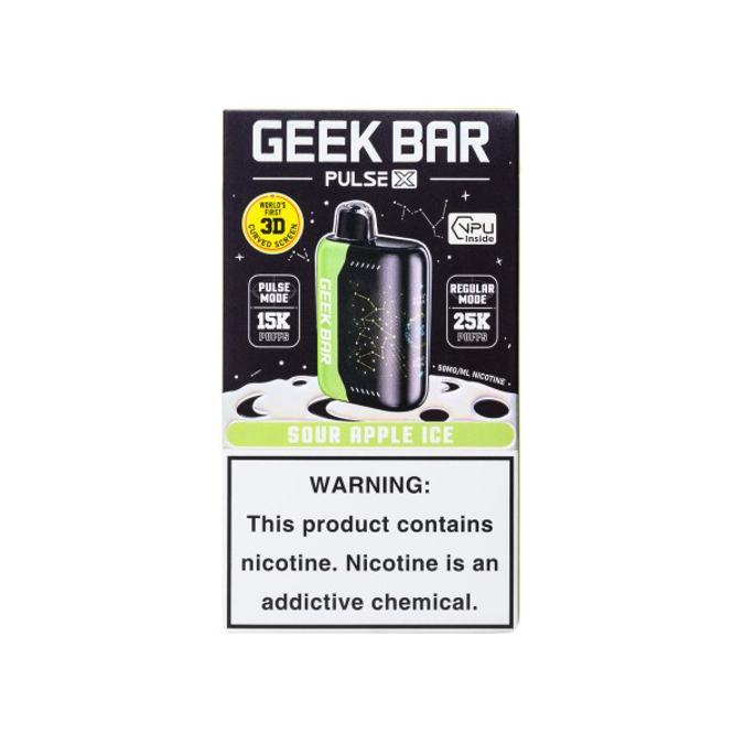 Picture of GEEK BAR 25K PULSE X SOUR APPLE ICE