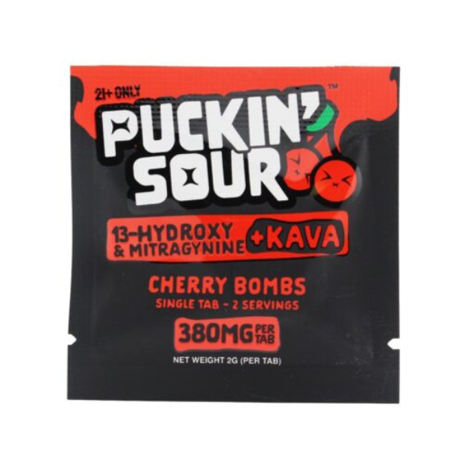 Picture of PUCKIN SOUR MIT + 13OH 270MG 5PK - CHERRY BOMBS