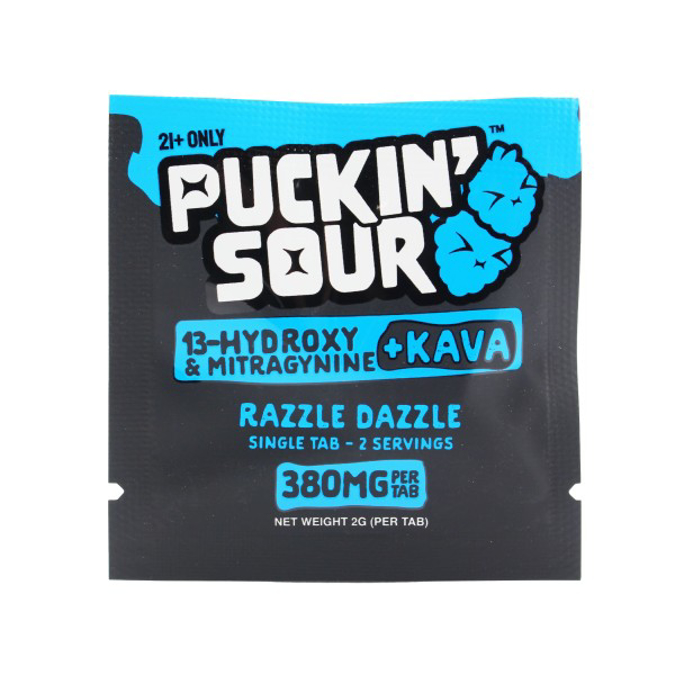 Picture of PUCKIN SOUR MIT + 13OH 270MG 5PK - RAZZLE DAZZLE