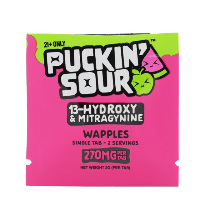 Picture of PUCKIN SOUR MIT + 13OH 270MG 5PK - WAPPLES