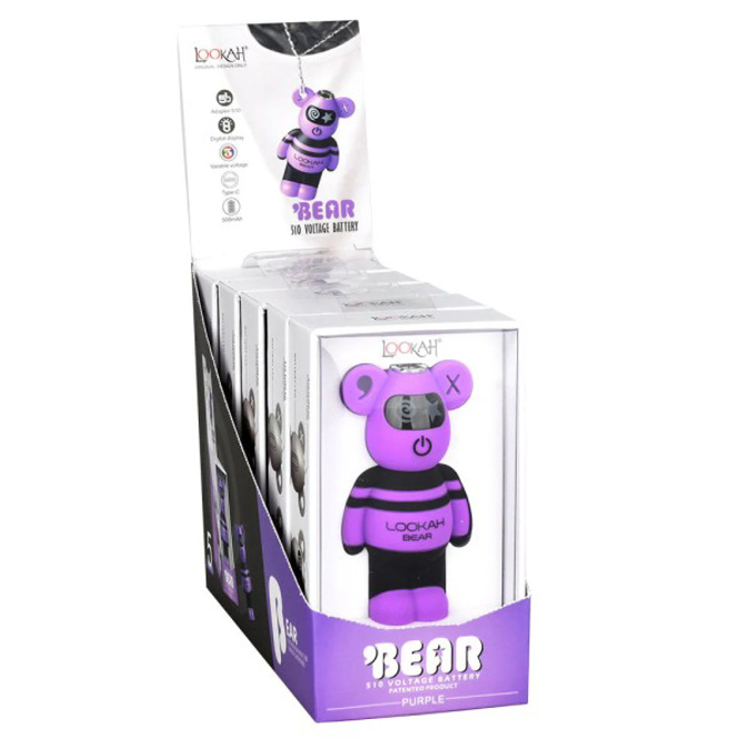 Picture of LOOKAH BEAR PEN BATTERY - PURPLE