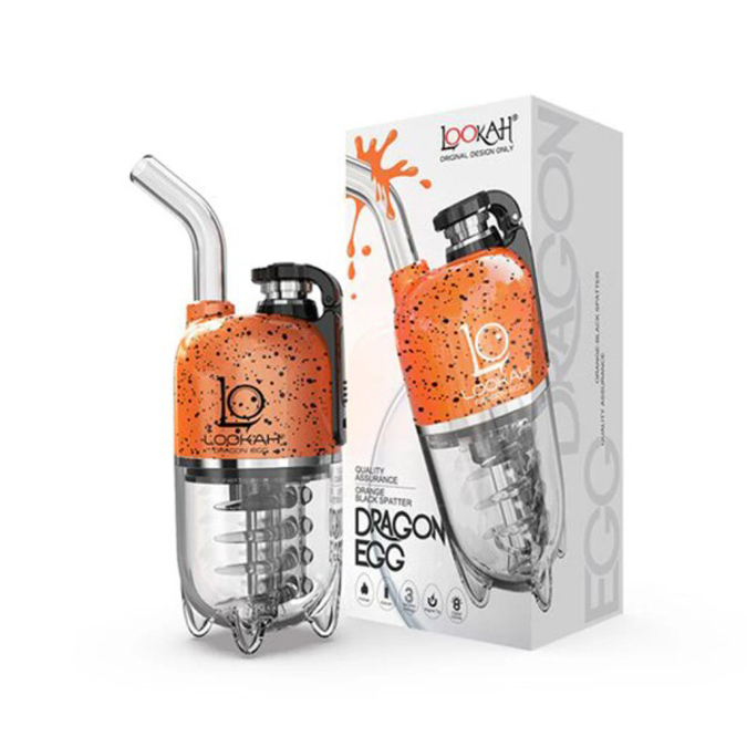 Picture of LOOKAH DRAGON EGG SPATTER EDITION - ORANGE BLACK