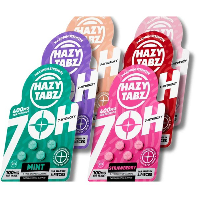 Picture of HAZY TABZ MAX 7OH 800MG 5CT BOX - WATERMELON RUSH