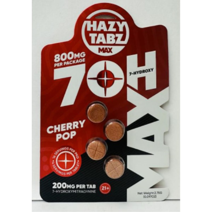 Picture of HAZY TABZ MAX 7OH 800MG 5CT BOX - CHERRY POP