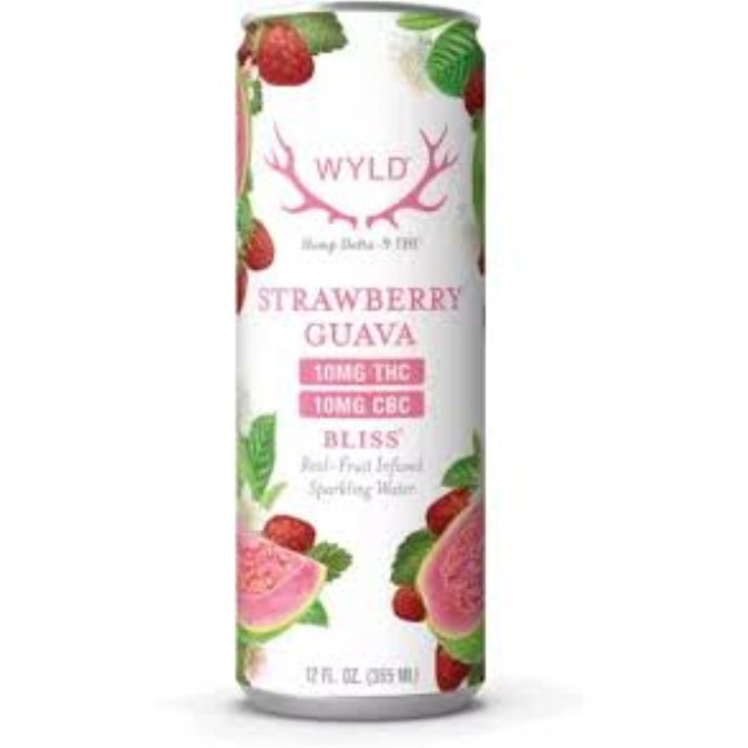 Picture of WYLD THC DRINK 355ML 4PK - STRAWBERRY GUAVA