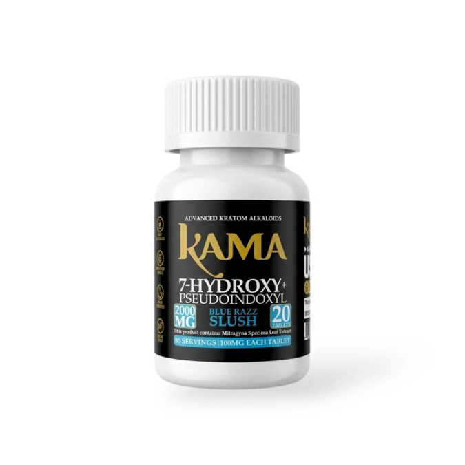 Picture of KAMA 7 HYDROXY 2000MG 20CT JAR - BLUE RAZZ SLUSH