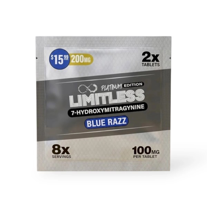 Picture of LIMITLESS 7 HYDROXY 100MG 2CT - BLUE RAZZ