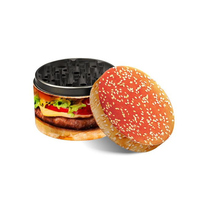 Picture of DINE IN 4PC METAL GRINDER - BURGER