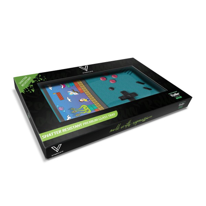 Picture of SYNDICATE GLASS TRAY MEDIUM - GAME HEAD