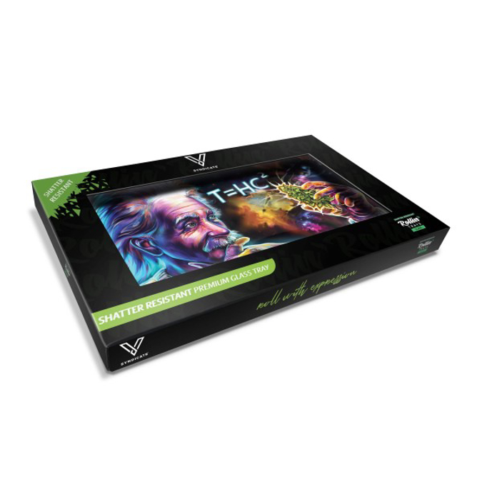 Picture of SYNDICATE GLASS TRAY SMALL - T=HC BLACK HOLE
