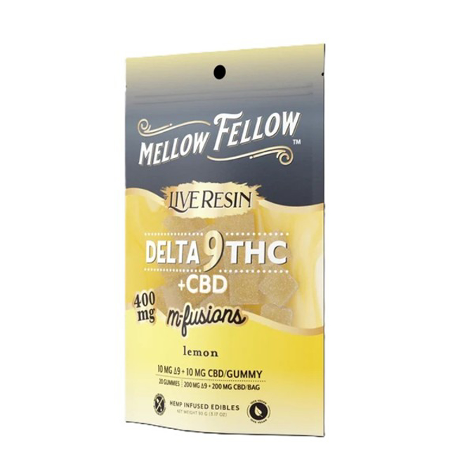 Picture of MELLOW FELLOW LIVE RESIN M FUSION 6CT 400MG - LEMON