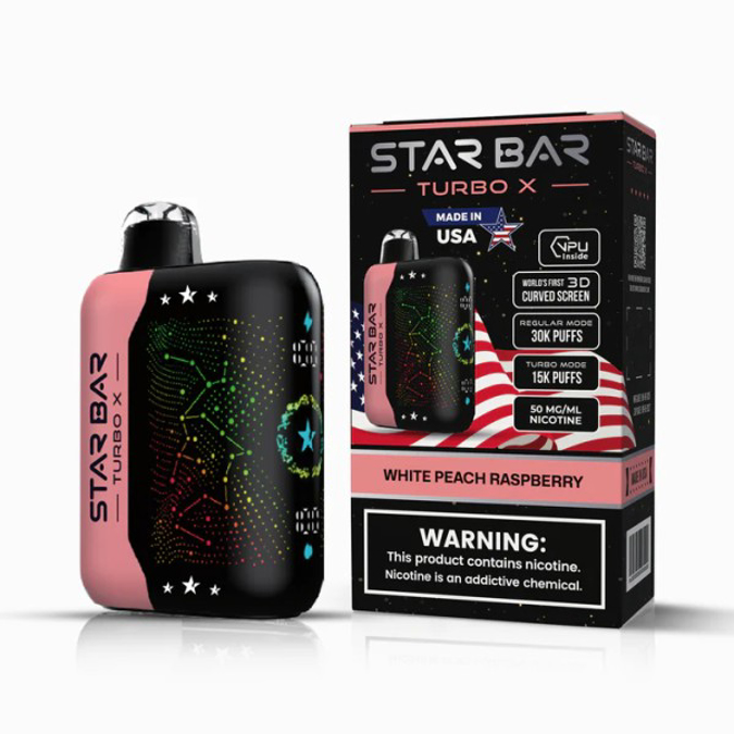 Picture of STAR BAR 30K - WHITE PEACH RASPBERRY