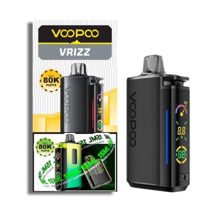 Picture of VOOPOO VRIZZ KIT 80K - SILVER & BLACK