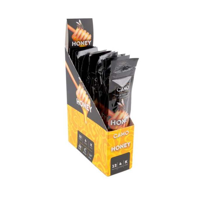 Picture of CAMO NATURAL LEAF KING SIZE CONE 4PK 12CT - HONEY