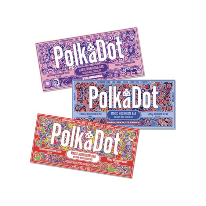 Picture of POLKADOT MUSHROOM CHOCOLATE 12000MG - STRAWBERRY CHEESECAKE
