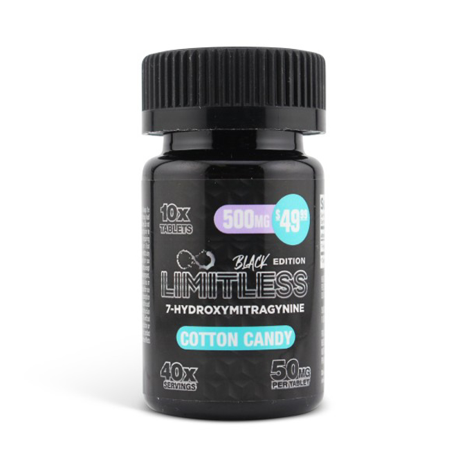 Picture of LIMITLESS 7 HYDROXY 50MG 10CT - COTTON CANDY