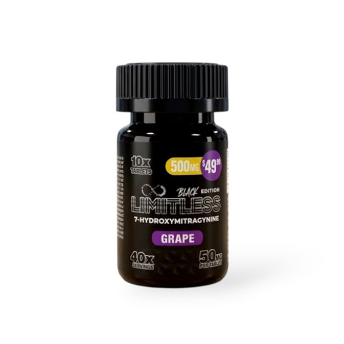 Picture of LIMITLESS 7 HYDROXY 50MG 10CT - GRAPE