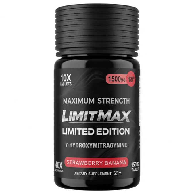 Picture of LIMITMAX 7 HYDROXY 1500MG 10CT - STRAWBERRY BANANA