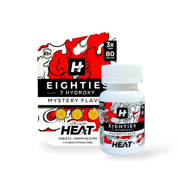 Picture of HEAT EIGHTIES 7 HYDROXY 10X TABS JAR -  MYSTERY