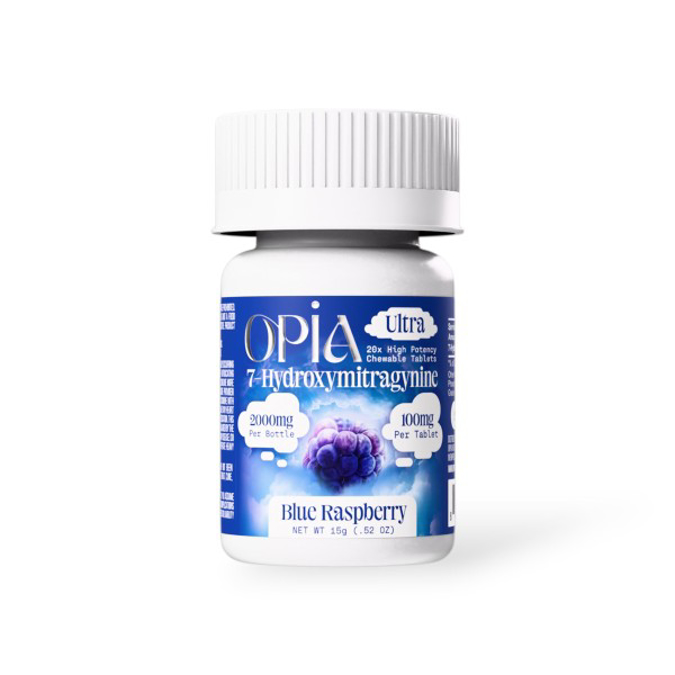 Picture of OPIA ULTRA 7OH 100MG 20CT JAR - BLUE RASPBERRY