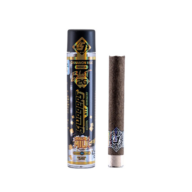 Picture of SLUGGERS HIT 2G BLUNTS 12PK - CINNAMON MILK (INDICA)