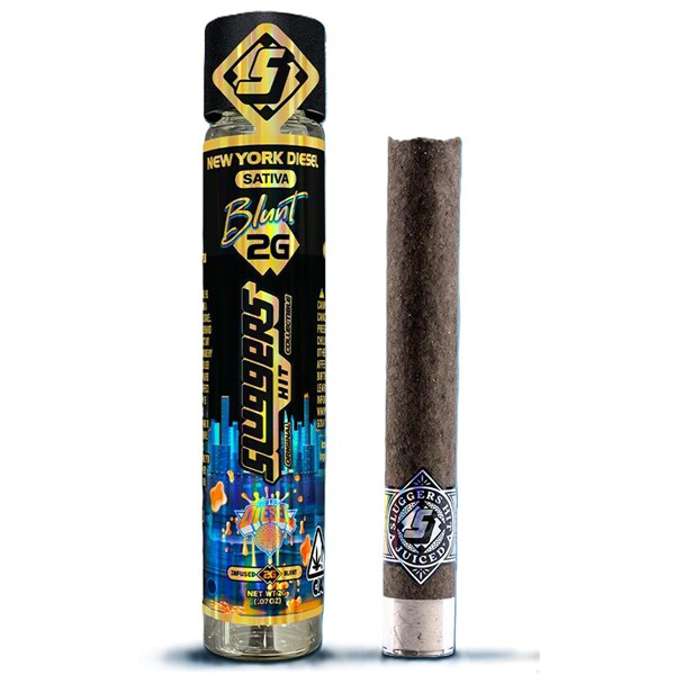 Picture of SLUGGERS HIT 2G BLUNTS 12PK - NEWYORK DIESEL (SATIVA)