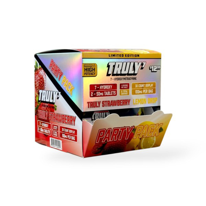 Picture of TRULY 7 PARTY PACK 100MG 30CT - TRULY STRAWBERRY x LEMON DROP
