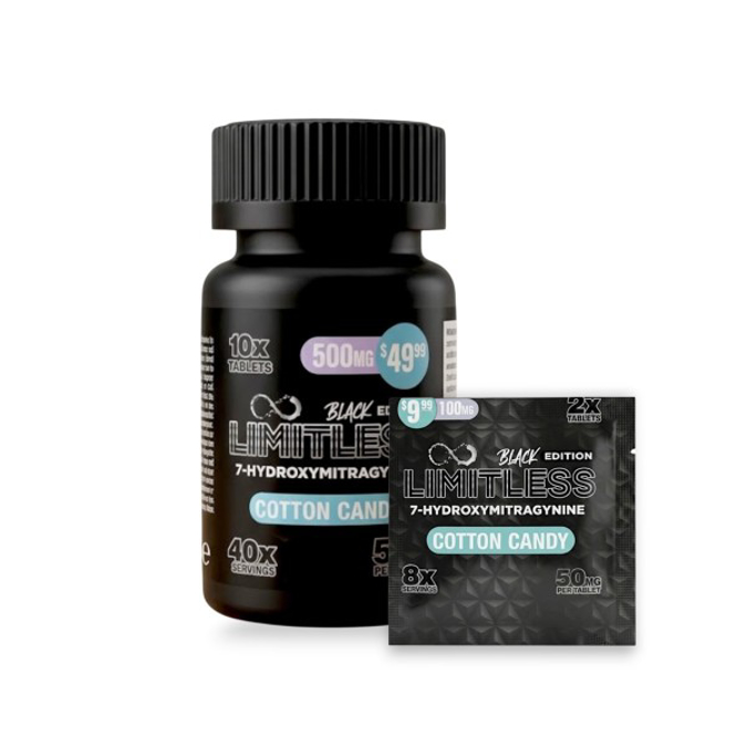 Picture of LIMITLESS 7 HYDROXY 50MG 2CT - COTTON CANDY