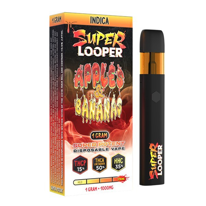 Picture of SUPER LOOPER APPLES N BANANNAS 1G INDICA