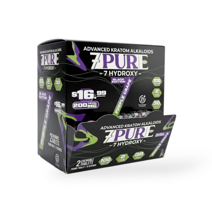 Picture of 7 PURE 7 HYDROXY 150MG 30PK - PURPLE GRAPE