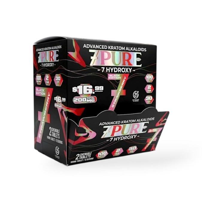 Picture of 7 PURE 7 HYDROXY 200MG 30PK - STRAWBERRY
