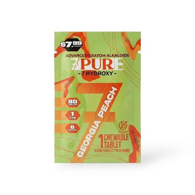 Picture of 7 PURE 7 HYDROXY 80MG 30CT - GEORGIA PEACH
