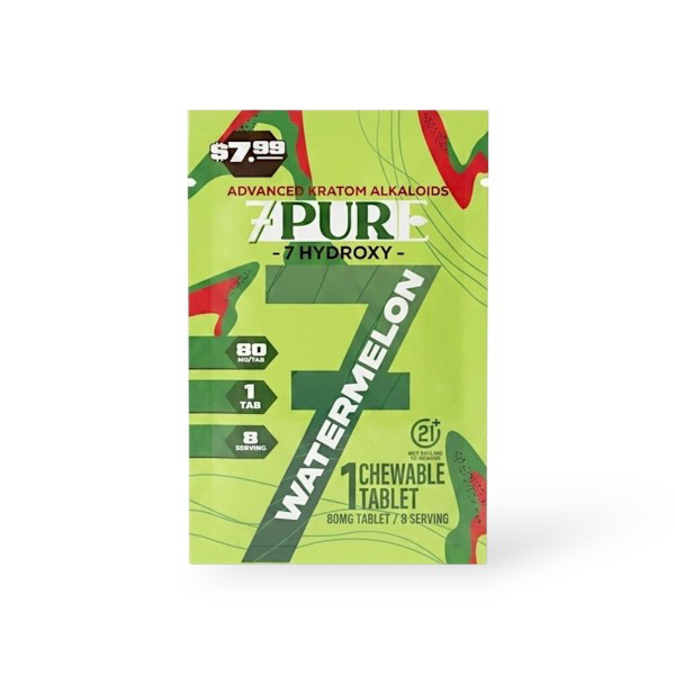 Picture of 7 PURE 7 HYDROXY 80MG 30CT - WATERMELON