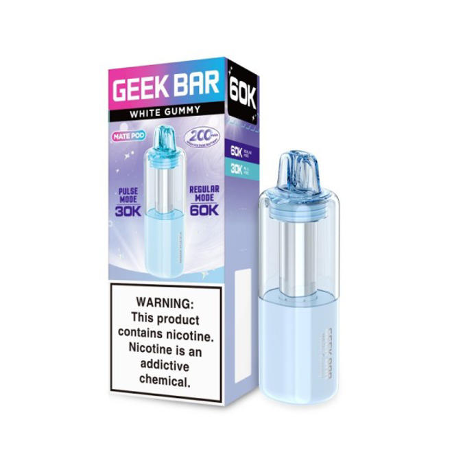 Picture of GEEK BAR MATE POD 60K - WHITE GUMMY