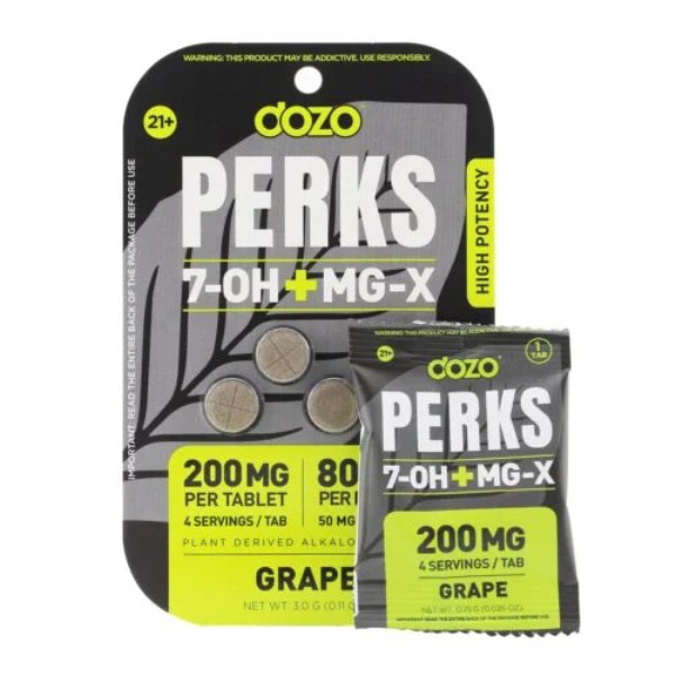 Picture of DOZO PERKS 7OH + MG-X  200MG 25CT - GRAPE