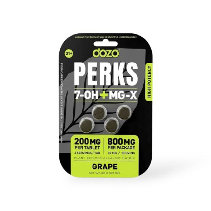 Picture of DOZO PERKS 7OH + MG-X  800MG 5CT - GRAPE