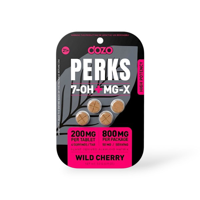 Picture of DOZO PERKS 7OH + MG-X  800MG 5CT - WILD CHERRY
