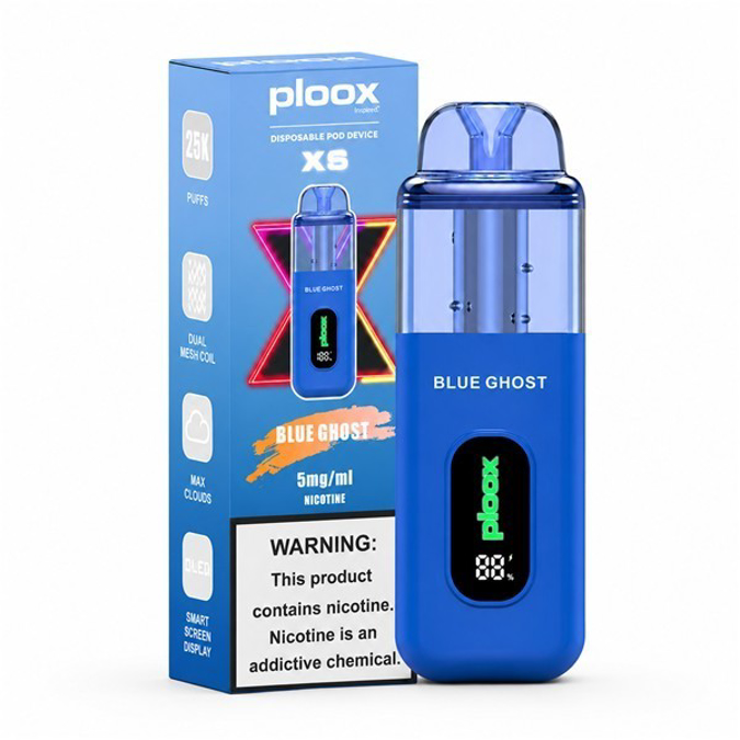 Picture of PLOOX DISPOSABLE POD 25K - BLUE GHOST