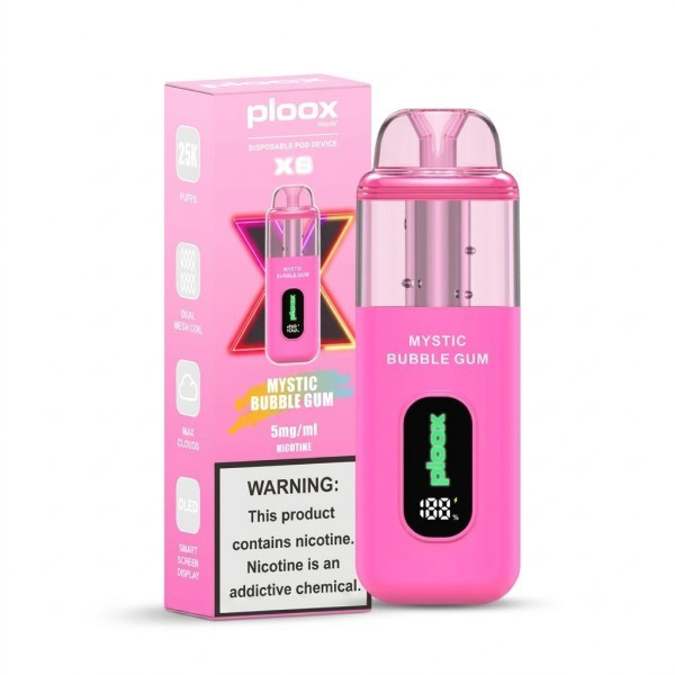 Picture of PLOOX DISPOSABLE POD 25K - MYSTIC BUBBLE GUM