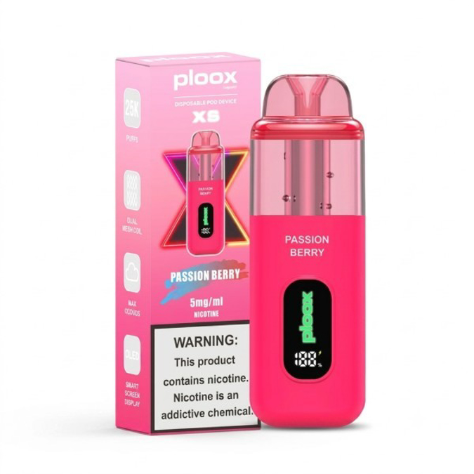 Picture of PLOOX DISPOSABLE POD 25K - PASSION BERRY
