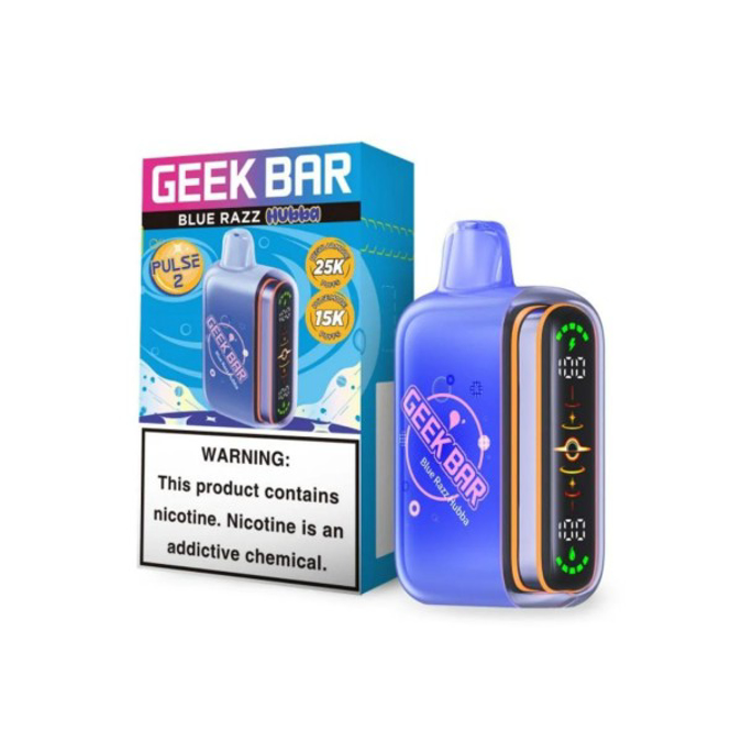 Picture of GEEK BAR PULSE 2 25K - BLUE RAZZ HUBBA